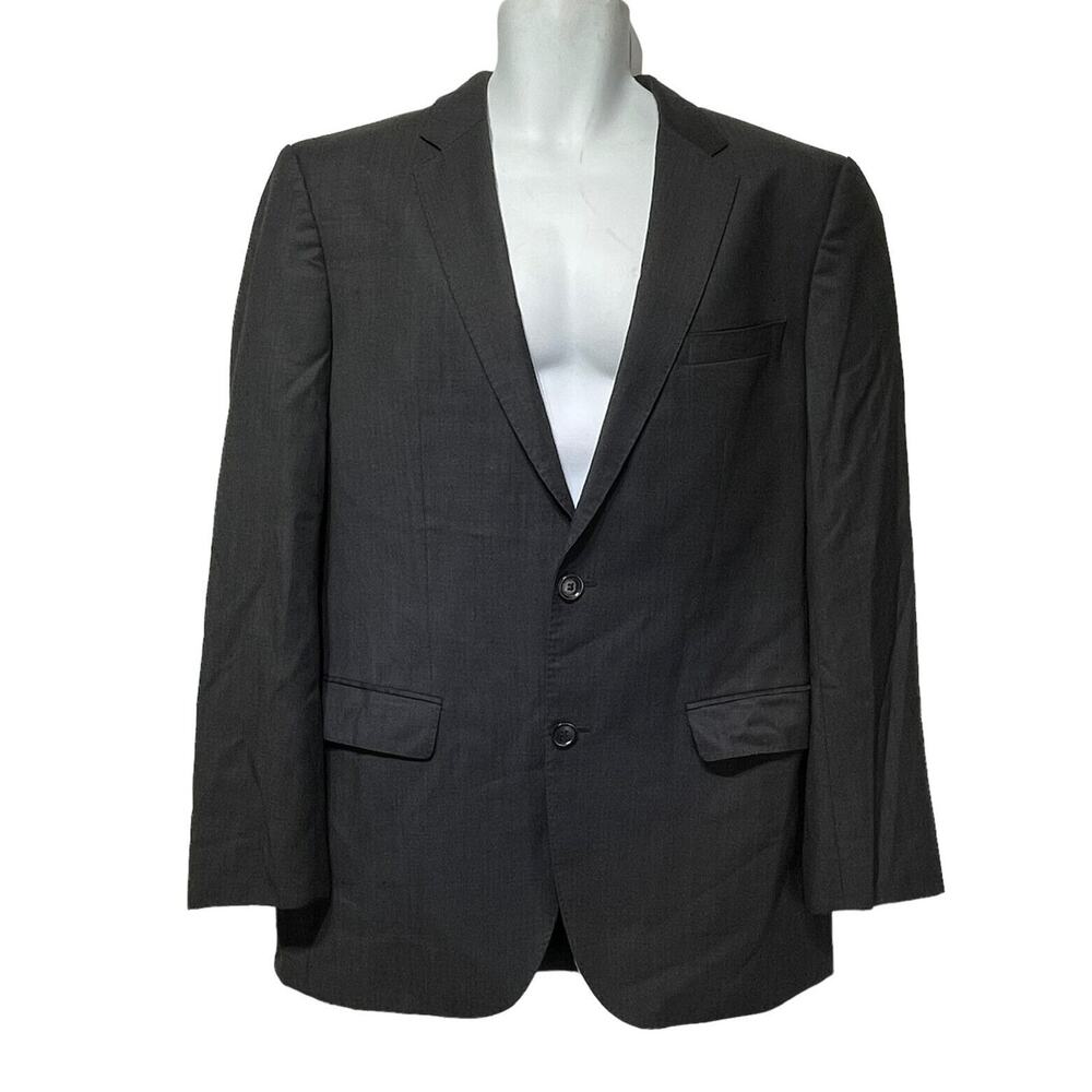 Hugo Boss The Jam75 / Sharp3 Dark Gray Sport Coat Blazer 2 Button 40 L